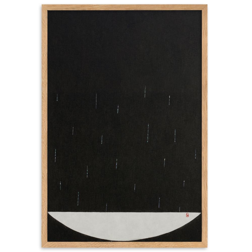 Füllung mit Licht 15 - Poster im Rahmen Oak / 61×91 cm artlia