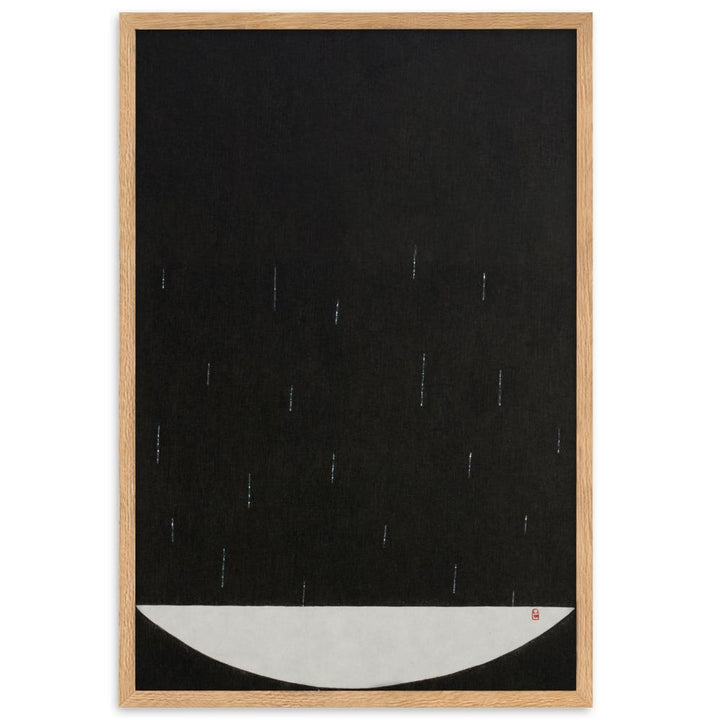 Füllung mit Licht 15 - Poster im Rahmen Oak / 61×91 cm artlia