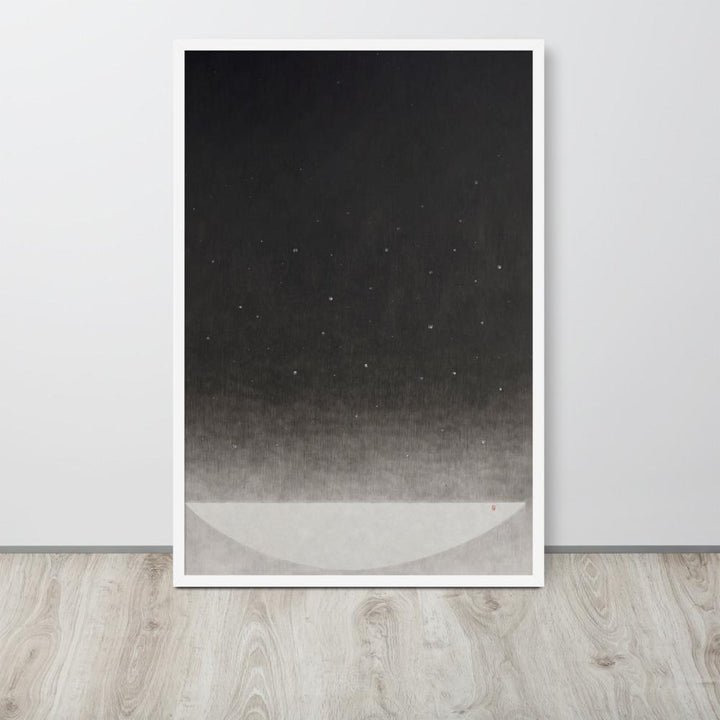 Füllung mit Licht 14 - Poster im Rahmen artlia