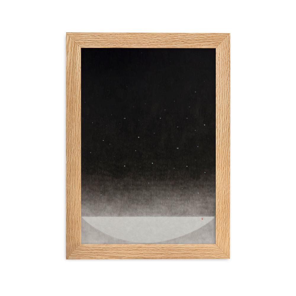 Füllung mit Licht 14 - Poster im Rahmen Oak / 21×30 cm artlia