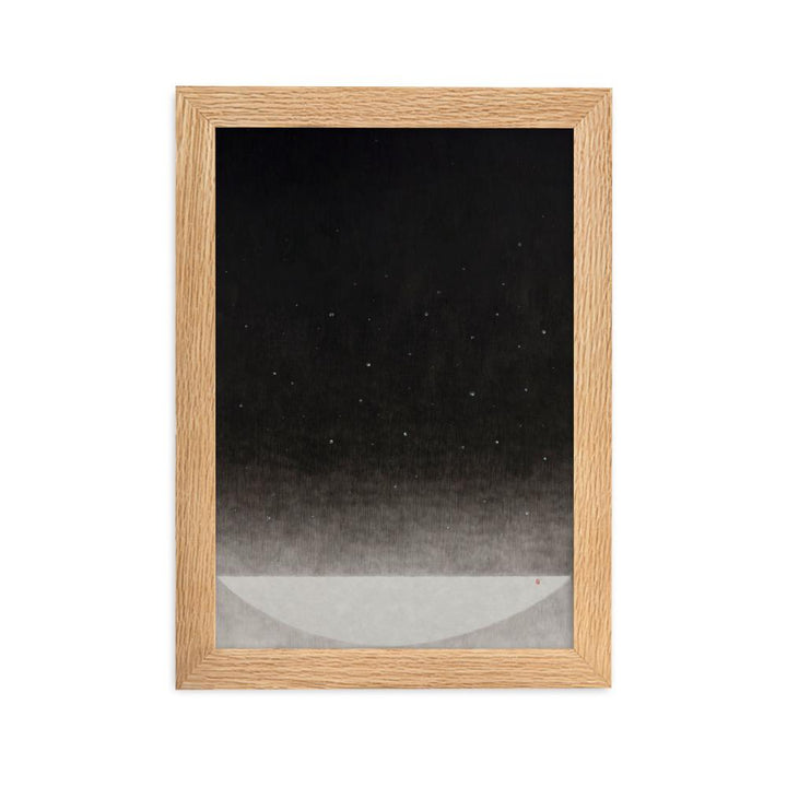 Füllung mit Licht 14 - Poster im Rahmen Oak / 21×30 cm artlia