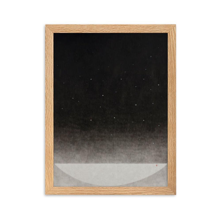 Füllung mit Licht 14 - Poster im Rahmen Oak / 30×40 cm artlia