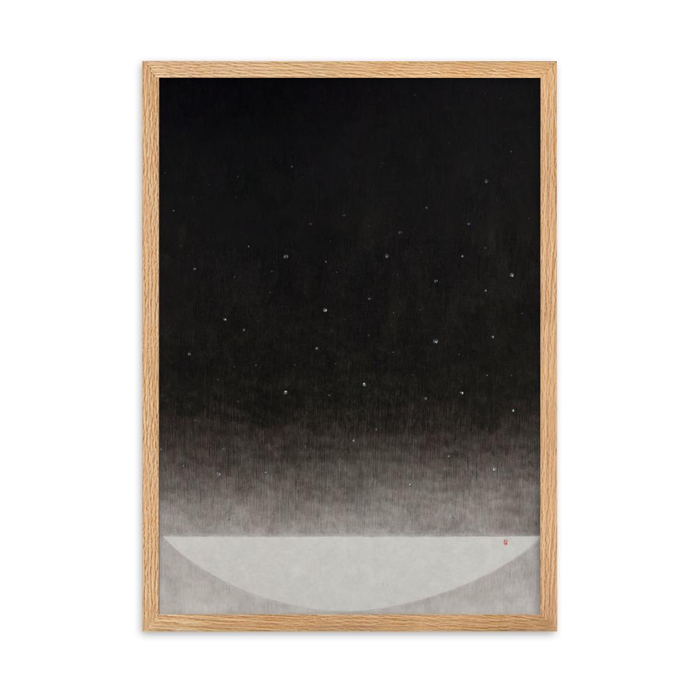 Füllung mit Licht 14 - Poster im Rahmen Oak / 50×70 cm artlia
