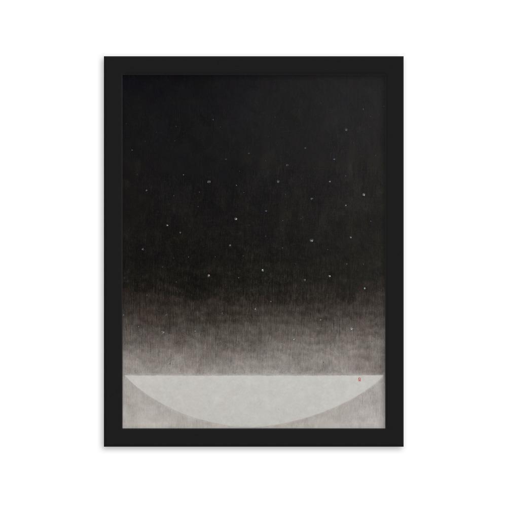 Füllung mit Licht 14 - Poster im Rahmen Schwarz / 30×40 cm artlia