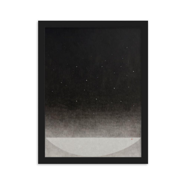 Füllung mit Licht 14 - Poster im Rahmen Schwarz / 30×40 cm artlia