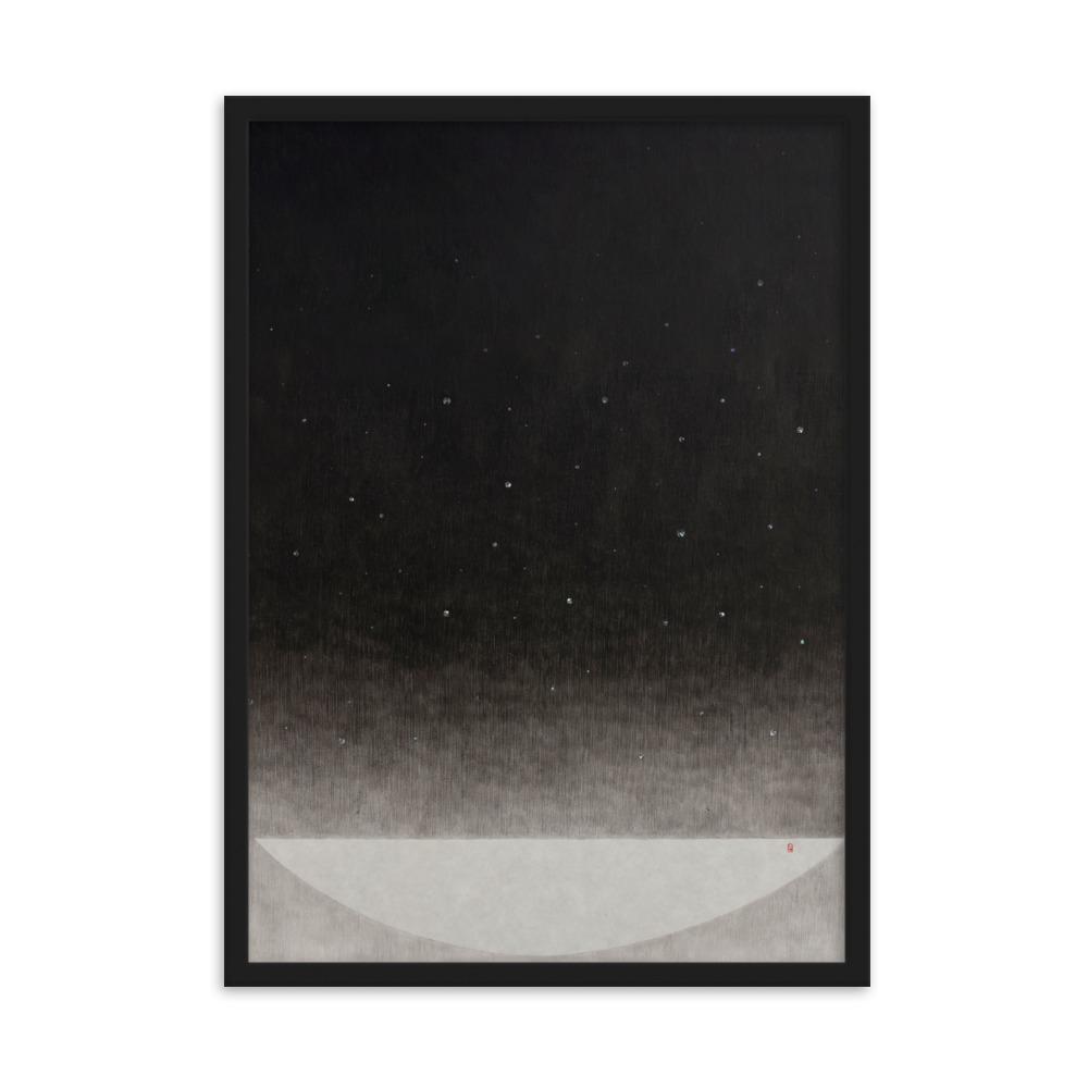 Füllung mit Licht 14 - Poster im Rahmen Schwarz / 50×70 cm artlia