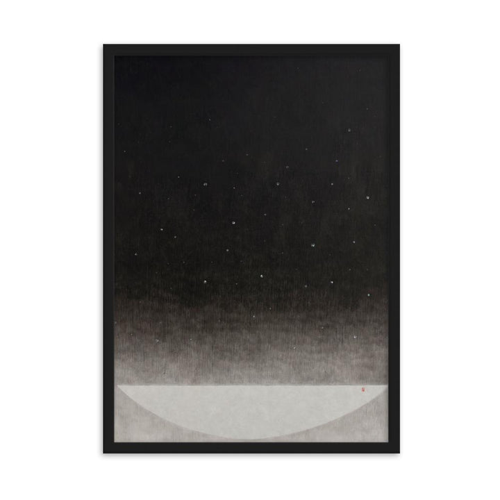 Füllung mit Licht 14 - Poster im Rahmen Schwarz / 50×70 cm artlia