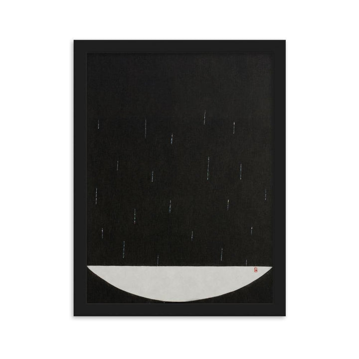 Füllung mit Licht 15 - Poster im Rahmen Schwarz / 30×40 cm artlia