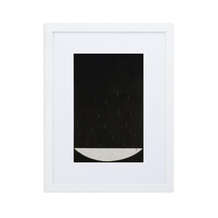 Füllung mit Licht 15 - Poster im Rahmen mit Passepartout Weiß / 30×40 cm artlia