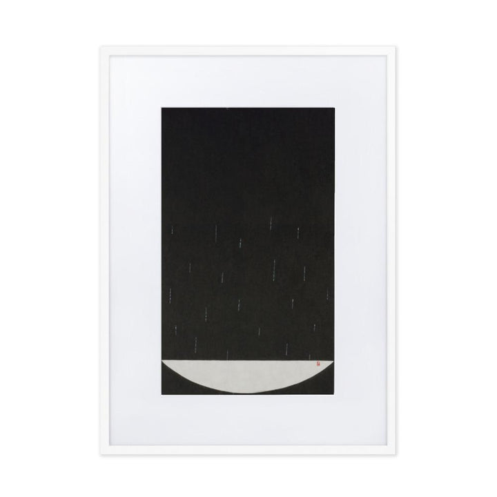 Füllung mit Licht 15 - Poster im Rahmen mit Passepartout Weiß / 50×70 cm artlia