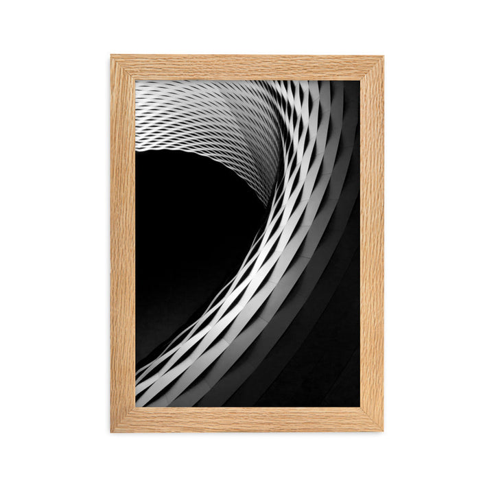 Geometric architecture 1 - Poster im Rahmen Oak / 21×30 cm artlia