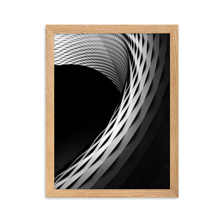 Geometric architecture 1 - Poster im Rahmen Oak / 30×40 cm artlia
