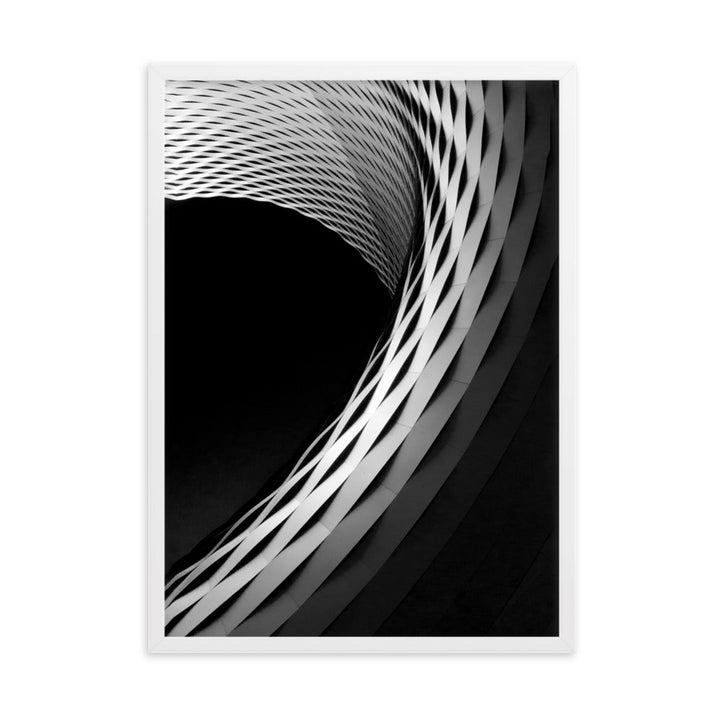 Geometric architecture 1 - Poster im Rahmen Weiß / 50×70 cm artlia