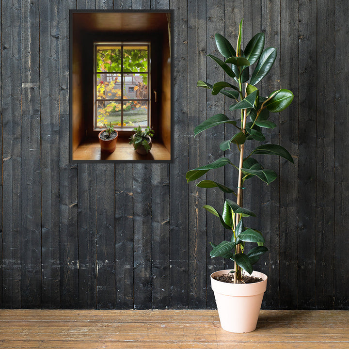 Herbstfenster Margersdorf - Poster artlia