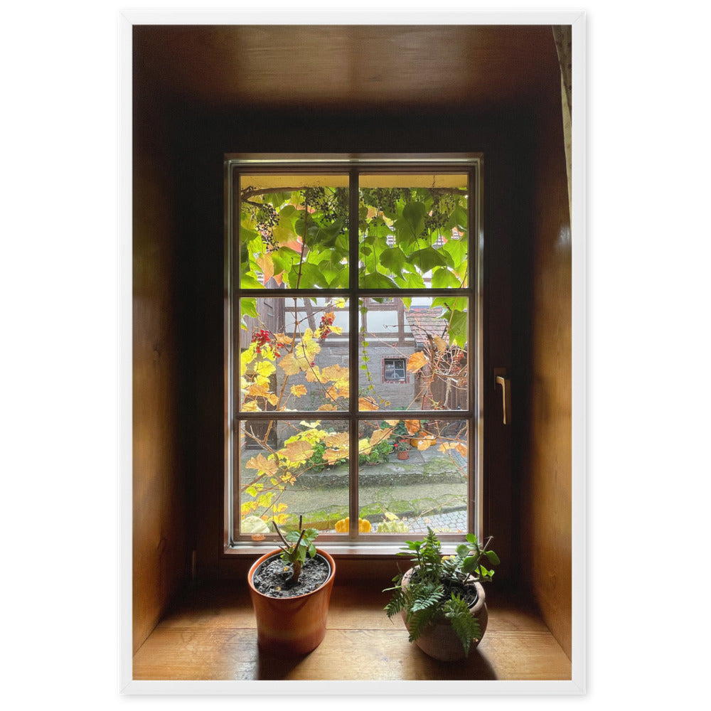 Herbstfenster Margersdorf - Poster artlia