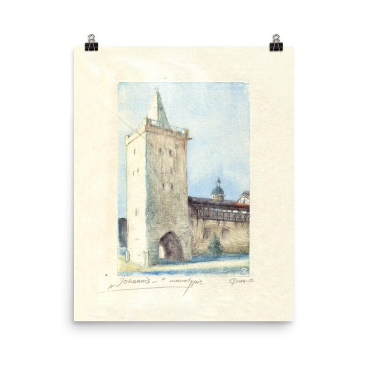 Jena Johannistor - Poster 20x25 cm artlia
