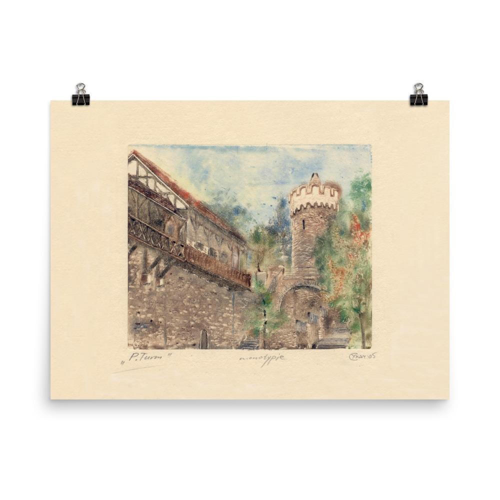 Jena Pulverturm - Poster 30x41 cm artlia