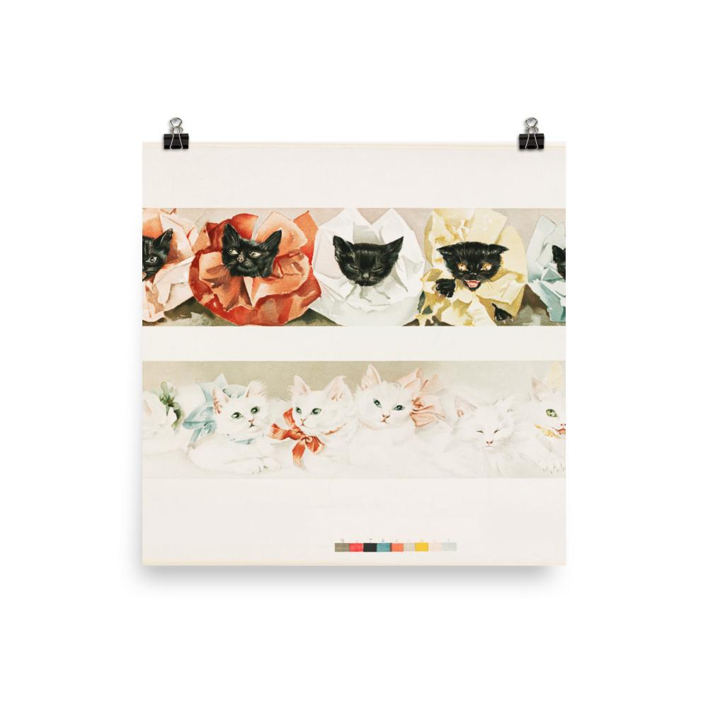 Katzen - Poster 25x25 cm artlia
