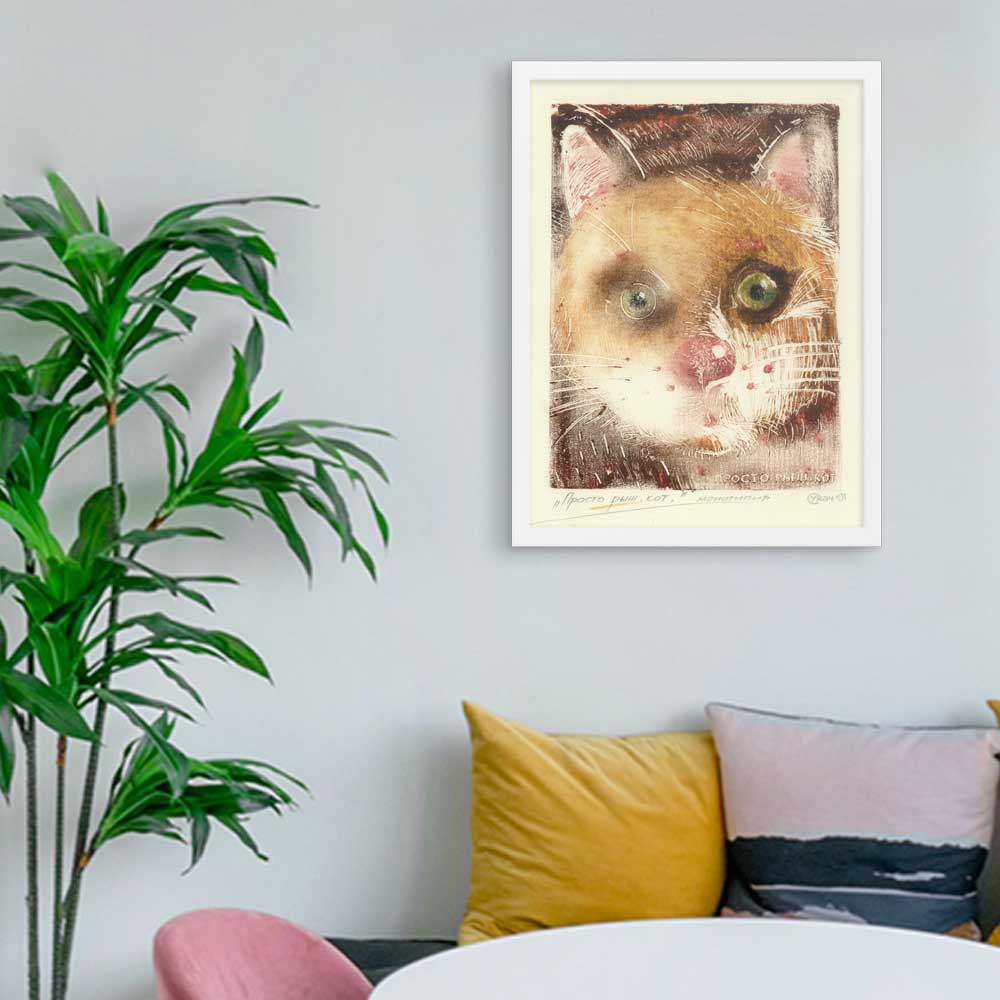 Katze Ko 91 - Poster artlia