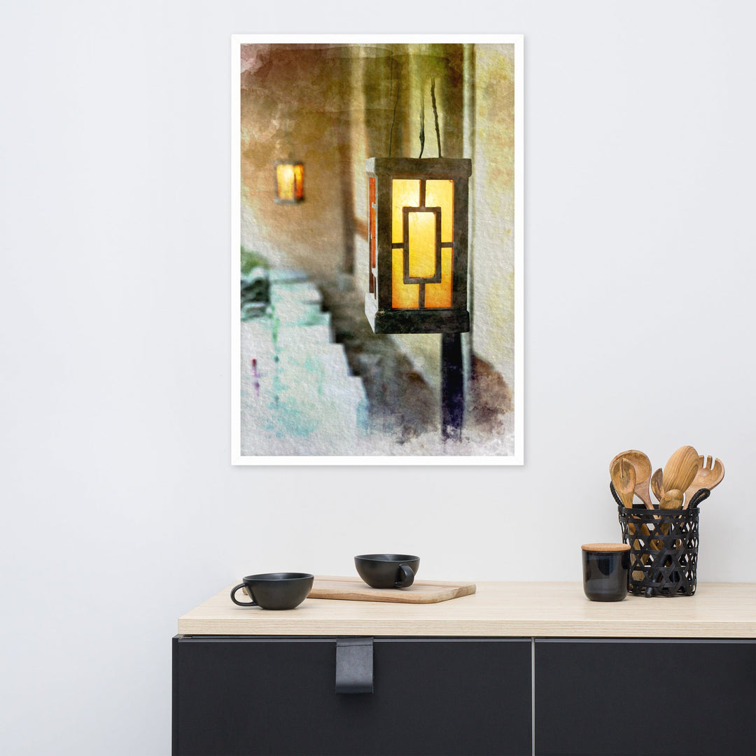 koreanische Laterne - Poster artlia