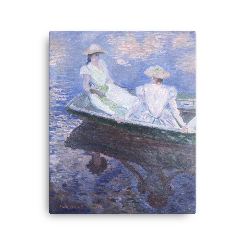 Leinwand - Claude Monet, On the Boat 41x51 cm artlia