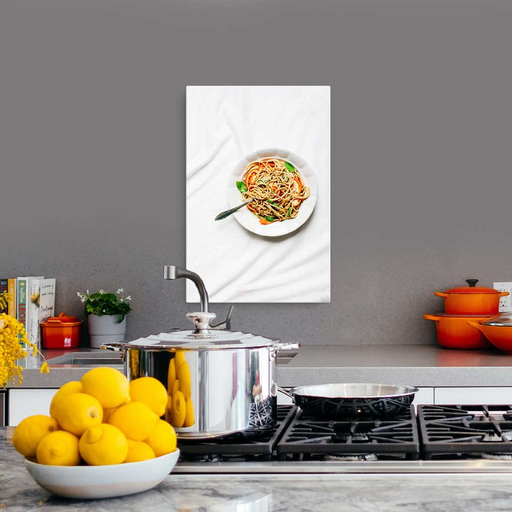 Leinwand - leckere Spaghetti artlia