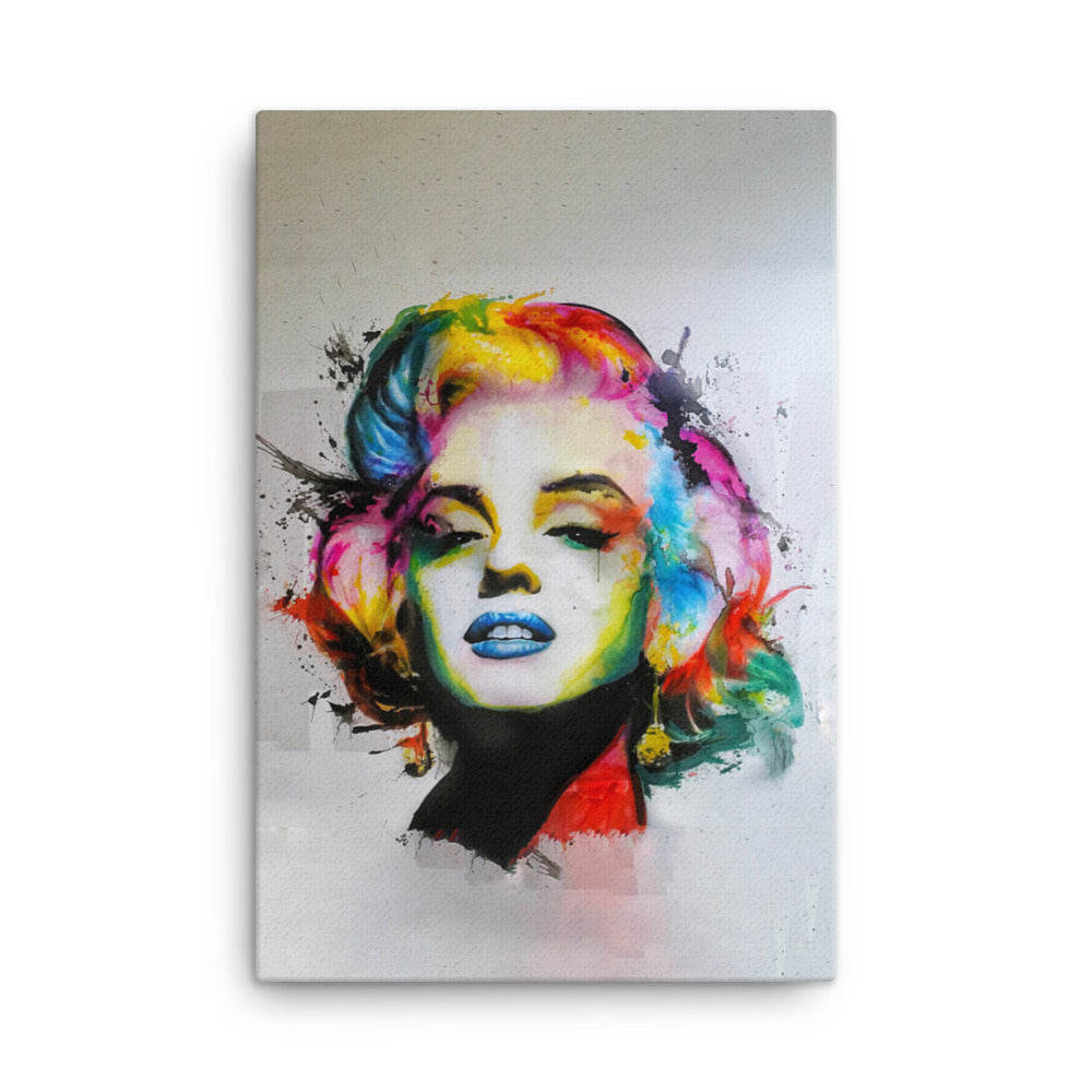 Leinwand - Marilyn Monroe Pop Art 61x91 cm (24"x36") artlia