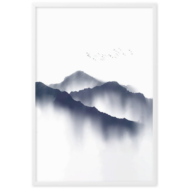 neblige Berge - Poster artlia