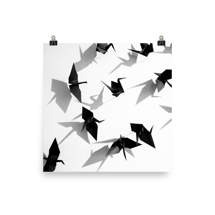 Papierkranich - Poster 25x25 cm artlia