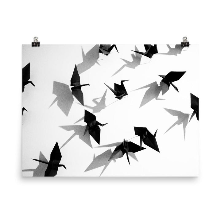 Papierkranich - Poster 30x41 cm artlia