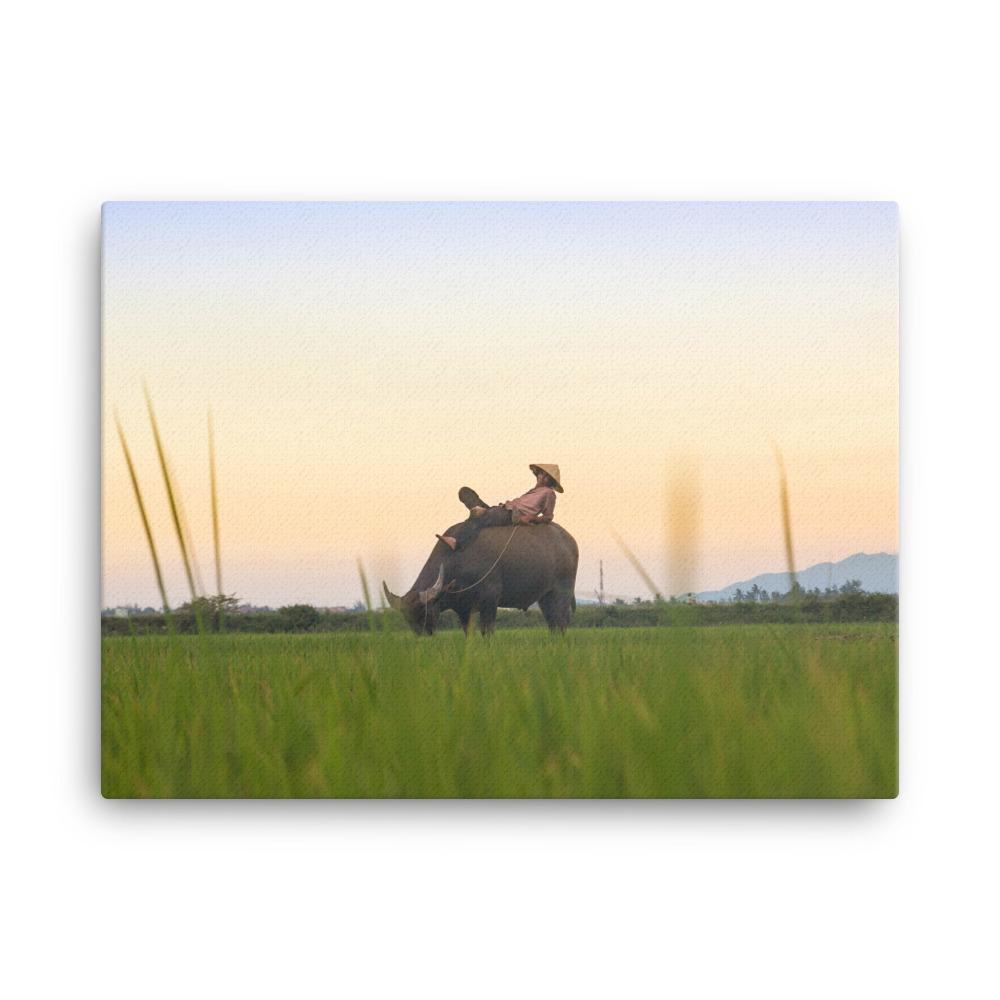 Peaceful Evening - Leinwand 30x41 cm artlia