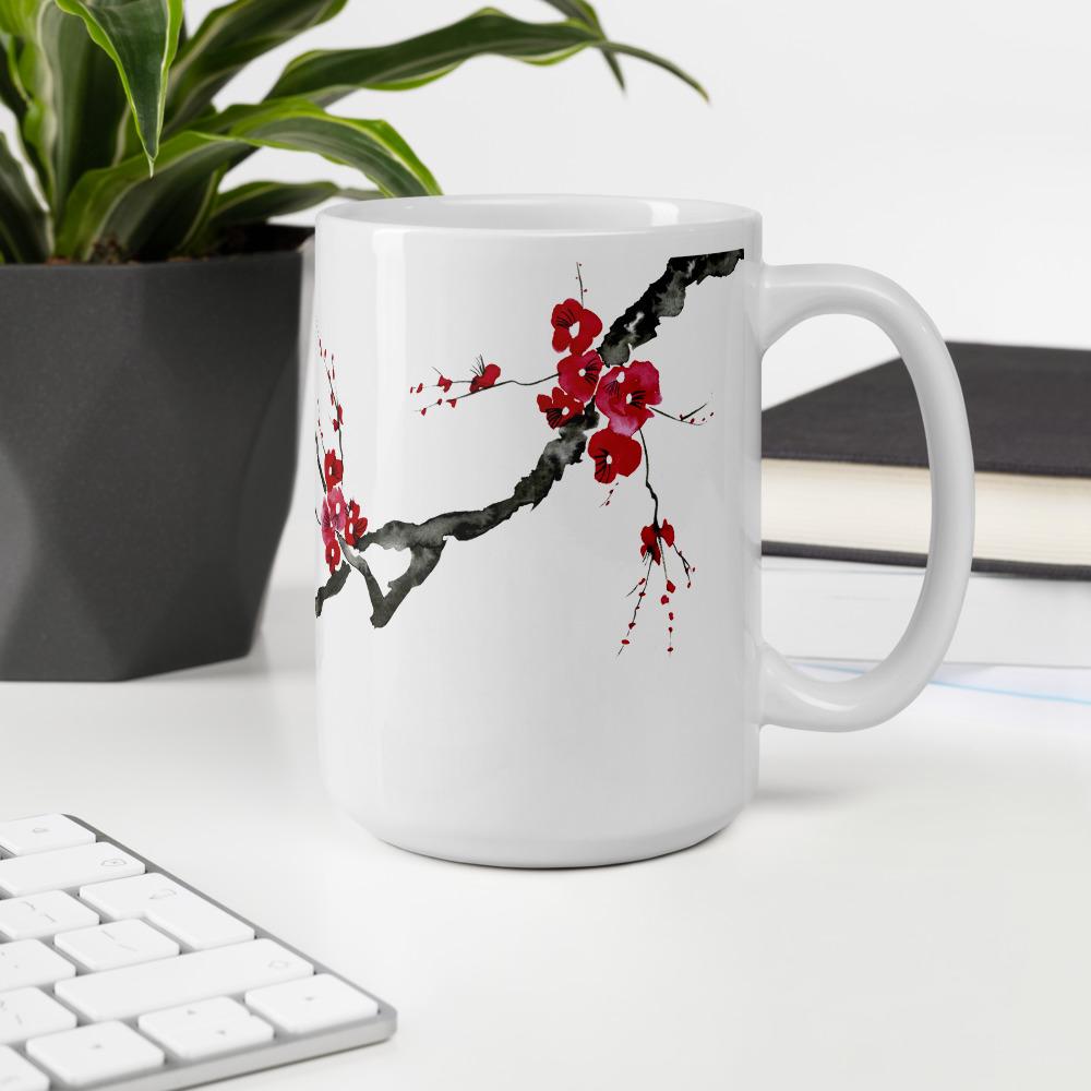 Tasse - Pflaumenblüten 0,44 L artlia