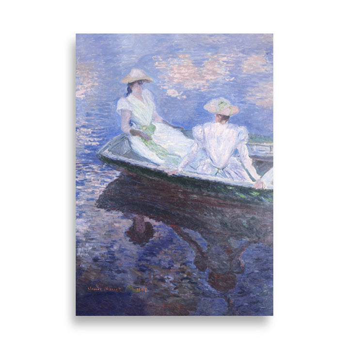 Poster - Claude Monet, On the Boat 21×30 cm artlia