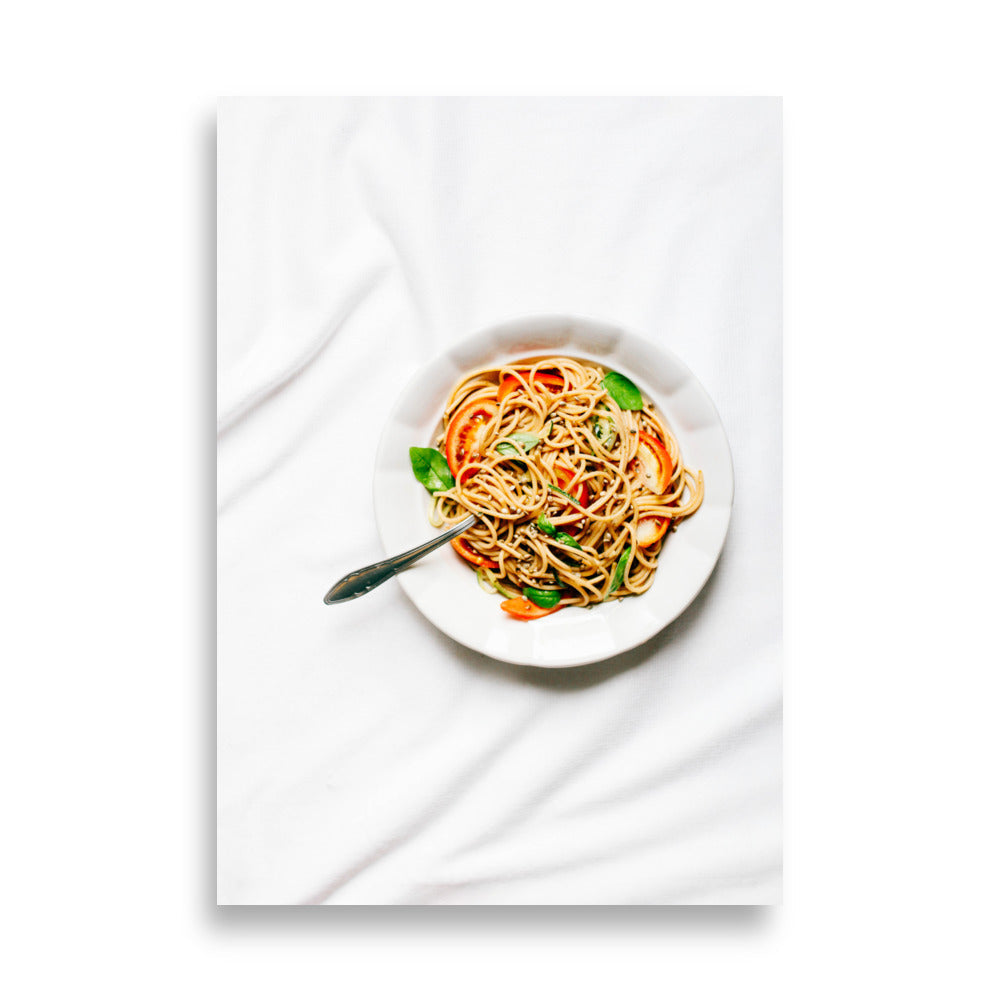 Poster - leckere Spaghetti 21×30 cm artlia