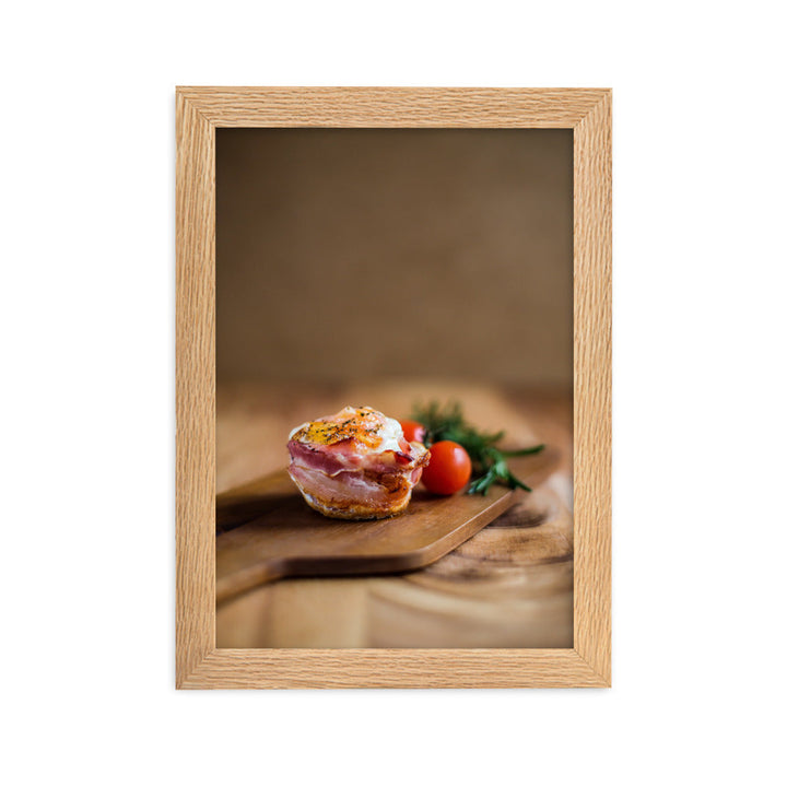 Poster mit Rahmen - Guten Appetit Oak / 21×30 cm artlia