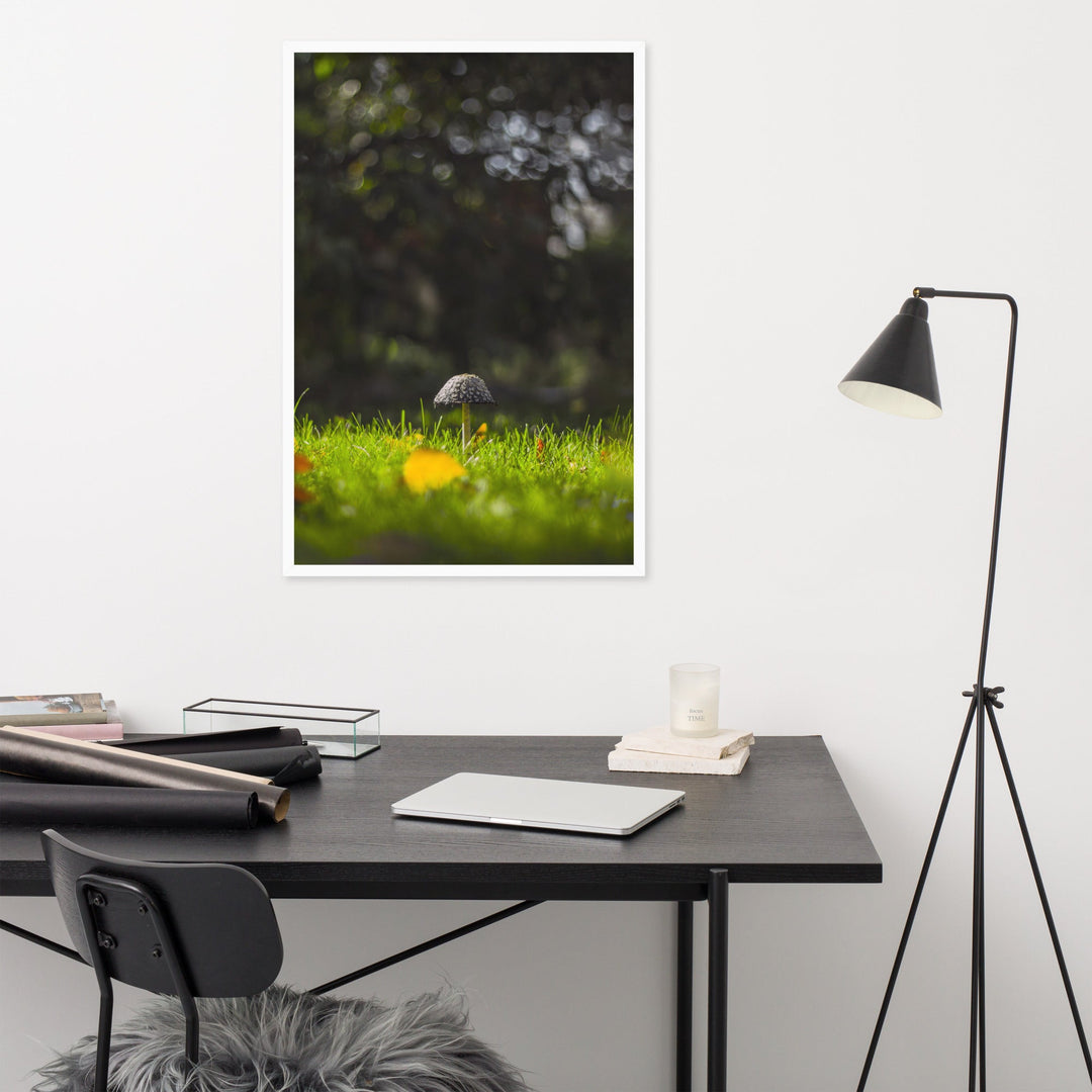 Poster mit Rahmen - Pilz artlia