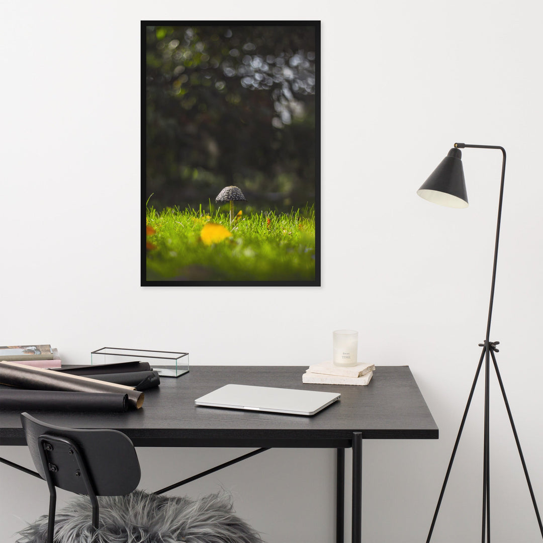 Poster mit Rahmen - Pilz artlia