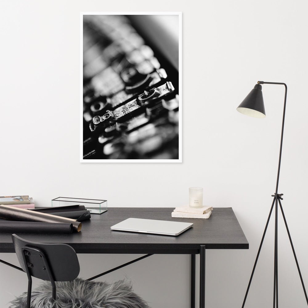 Poster - Schreibmaschine artlia