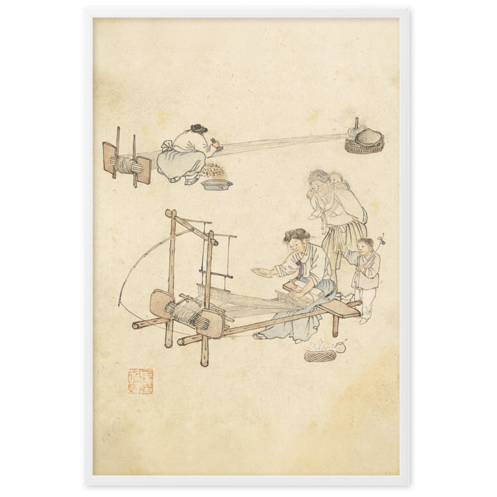 Poster - Weberei, Kim Hong-do artlia