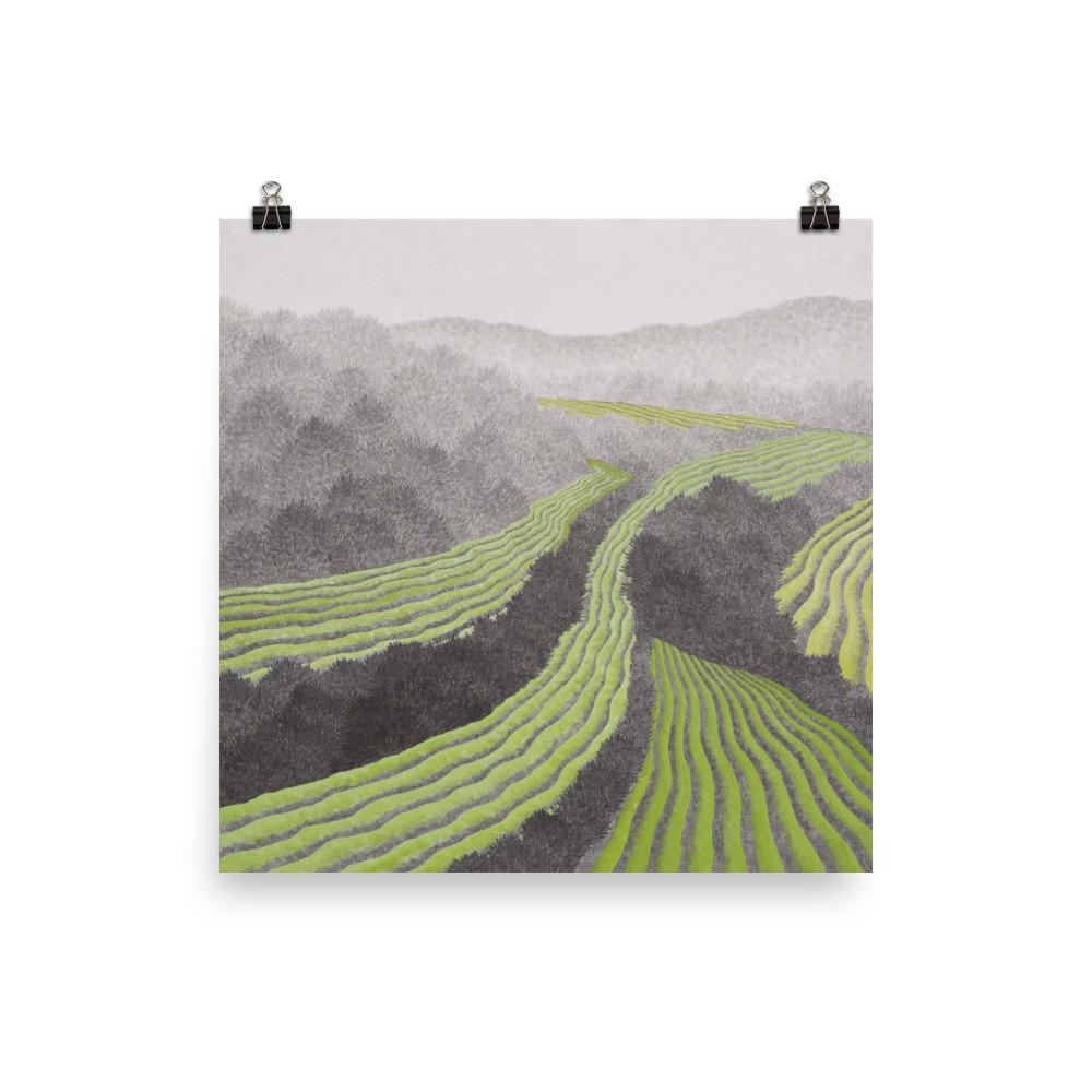 Reisfeld - Poster 25x25 cm artlia