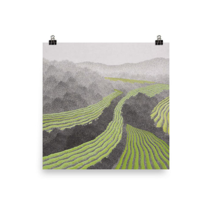 Reisfeld - Poster 25x25 cm artlia