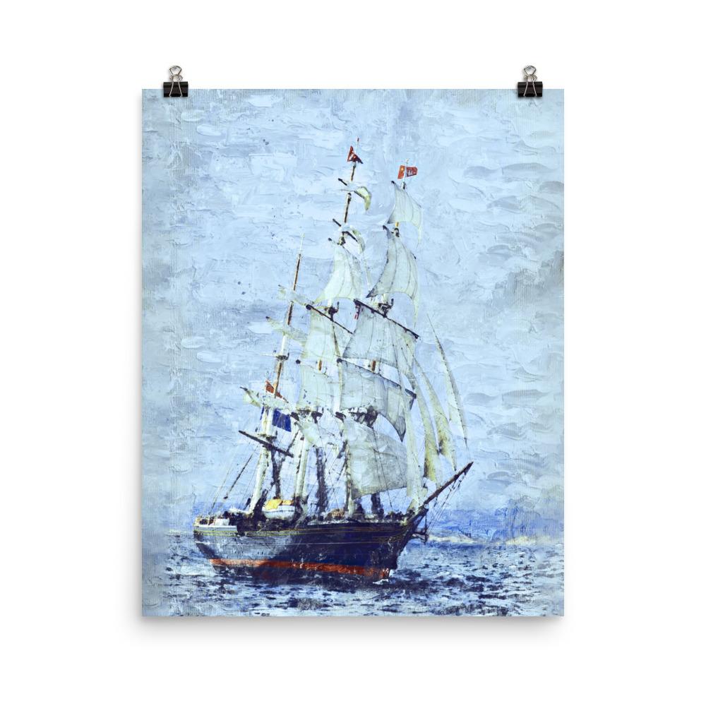 Schiffe des Nordens - Poster 20x25 cm artlia