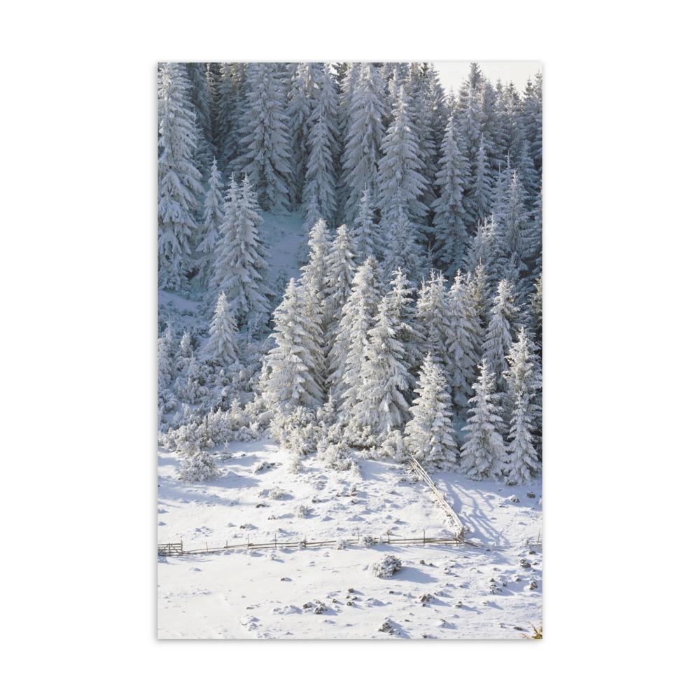 Snow Landscape 3 - Postkarte artlia