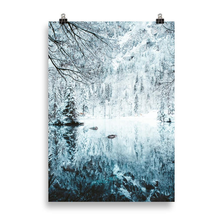 Snow Landscape 4 - Poster 21×30 cm artlia