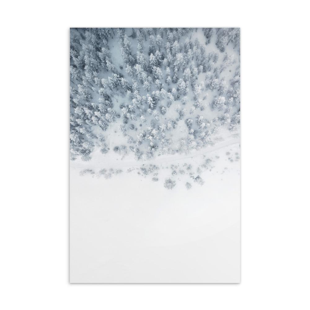 Snow Landscape 5 - Postkarte artlia
