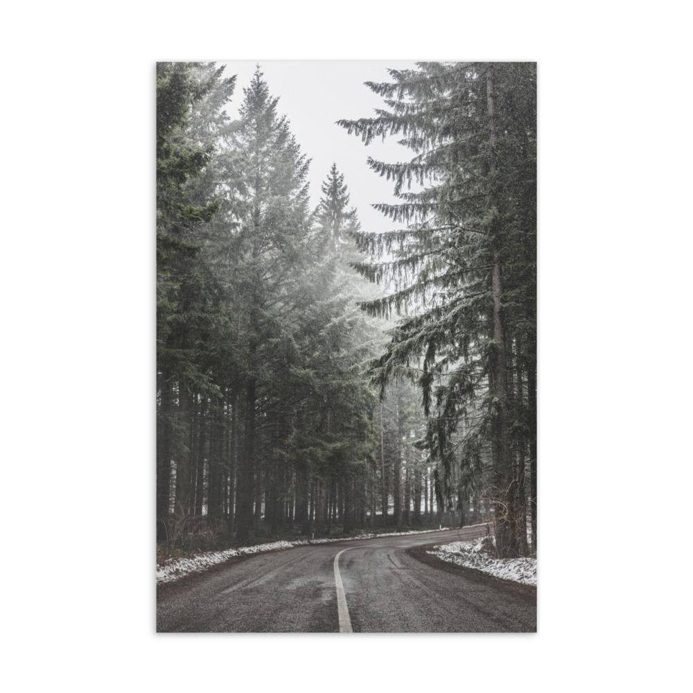 Snow Landscape 6 - Postkarte artlia