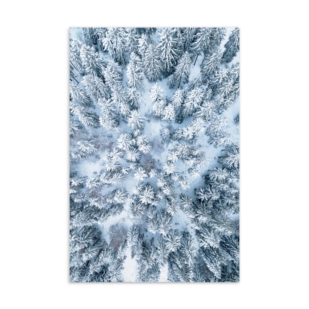 Snow Landscape 7 - Postkarte artlia