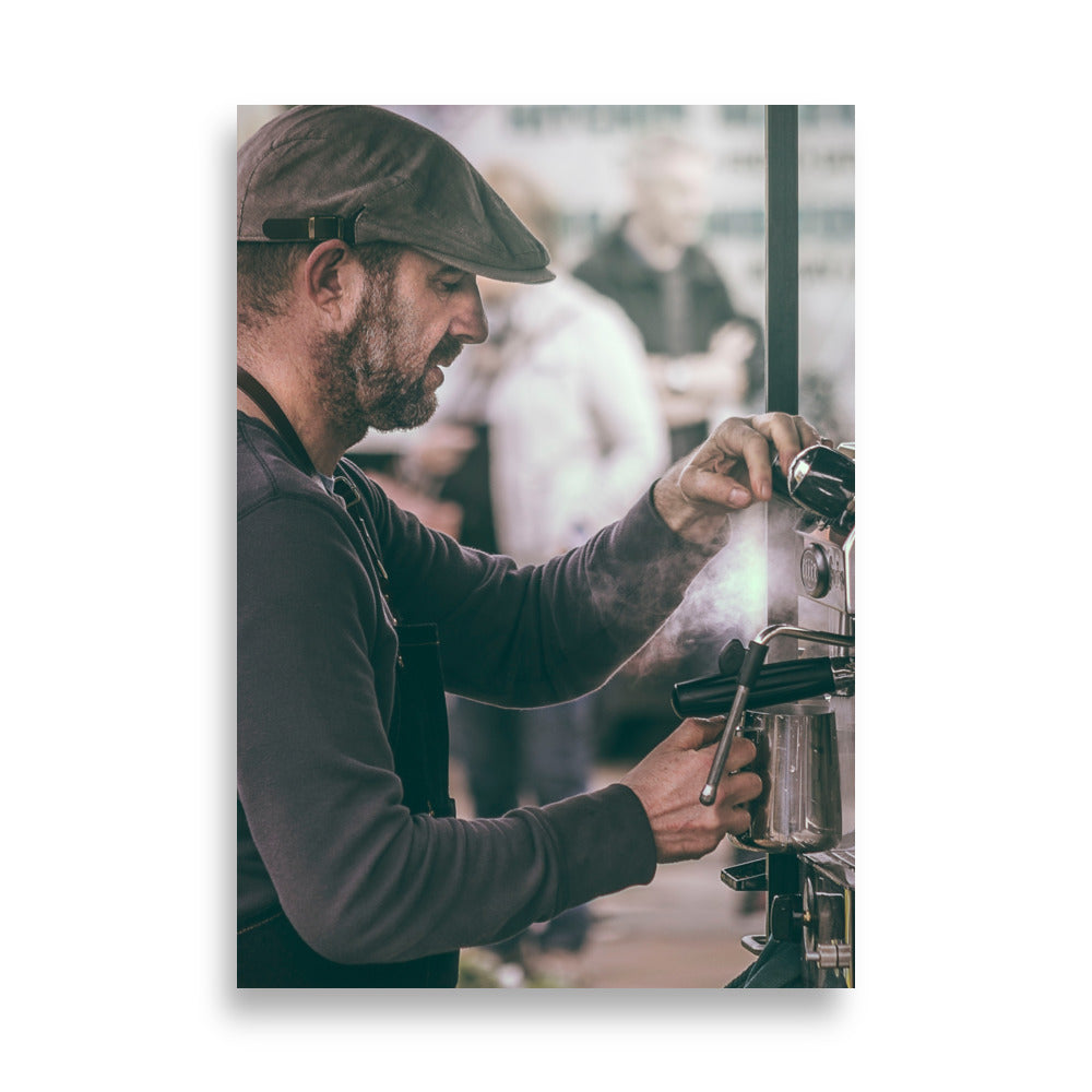 Poster - Street Café 21×30 cm artlia