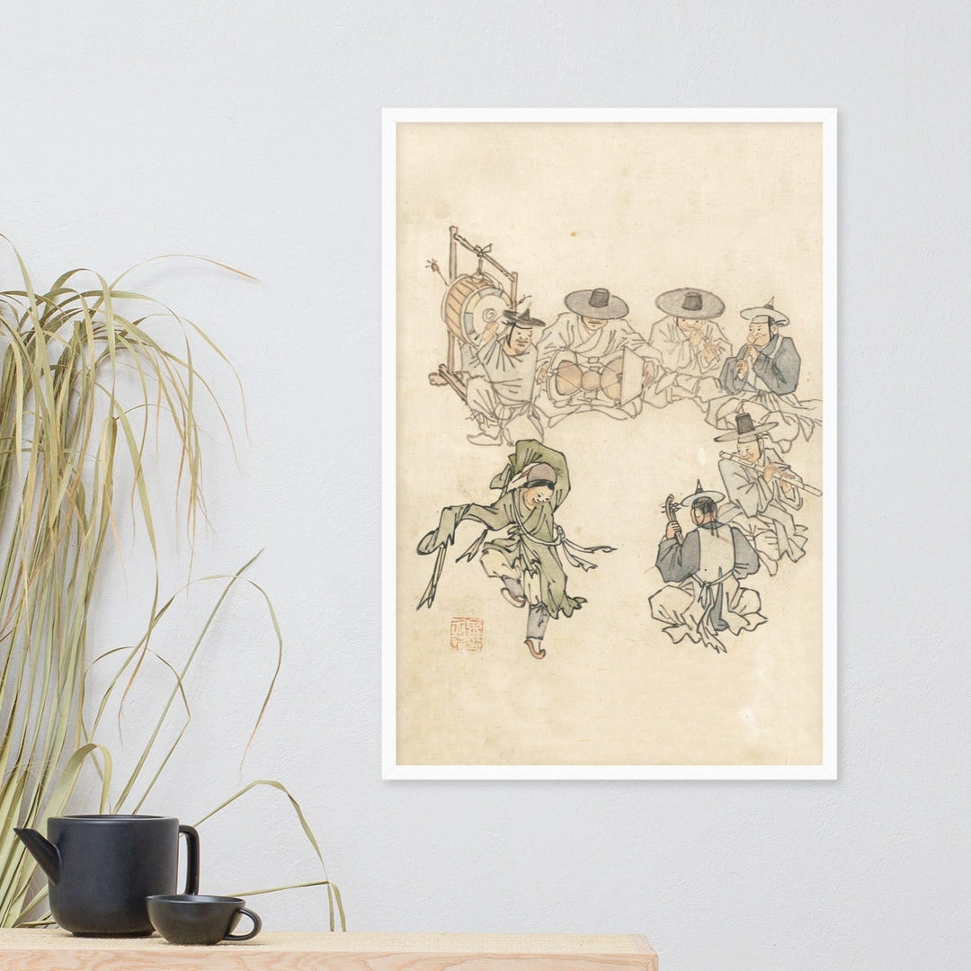 tanzendes Kind, Mudong, Kim Hong-do - Poster artlia