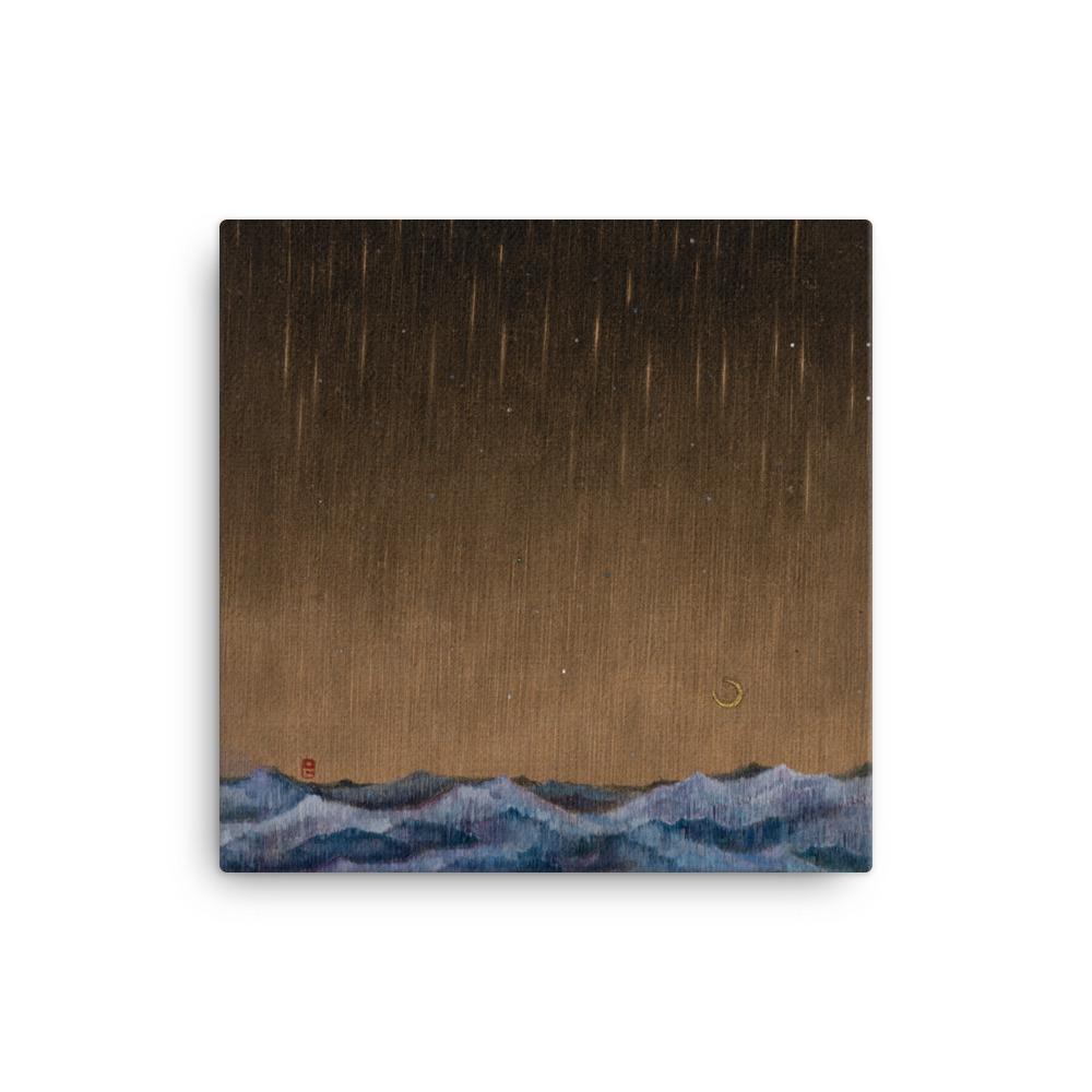 Walk the Night of Light 01 - Leinwand 30x30 cm artlia